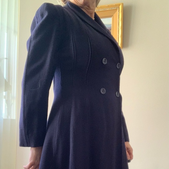 Vintage wool coat dress. - Picture 2 of 12